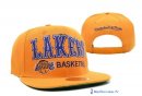 Bonnet NBA Los Angeles Lakers 2016 Jaune 1