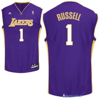 Maillot NBA Pas Cher Los Angeles Lakers D'Angelo Russell 1 Pourpre