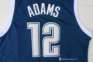 Maillot NBA Pas Cher Oklahoma City Thunder Steven Adams 12 Retro Bleu