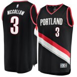 Portland Trail Blazers C.J. McCollum Fanatics Branded Black Fast Break Replica Jersey - Icon Edition