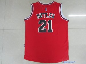 Maillot NBA Pas Cher Chicago Bulls Junior Jimmy Butler 21 Rouge