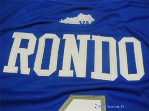 Maillot NCAA Pas Cher Kentucky Rajon Rondo 4 Bleu