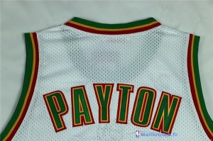 Maillot NBA Pas Cher Seattle Supersonics Gary Payton 20 Retro Blanc