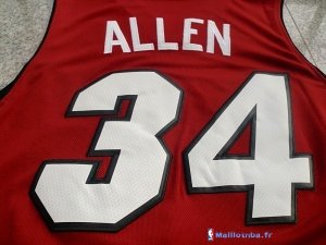 Maillot NBA Pas Cher Miami Heat Ray Allen 34 Rouge Noir