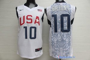 Maillot NBA Pas Cher USA 2008 Bryant 10 Blanc