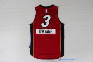 Maillot NBA Pas Cher Noël Miami Heat Dwyane 3 Rouge