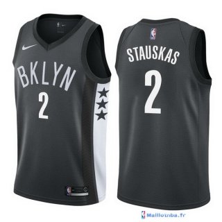 Maillot NBA Pas Cher Brooklyn Nets Akil Mitchell 2 Noir Statement 2017/18