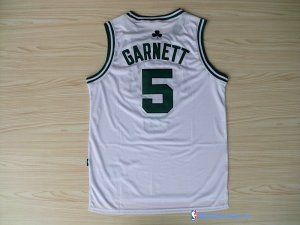 Maillot NBA Pas Cher Boston Celtics Kevin Garnett 5 Blanc