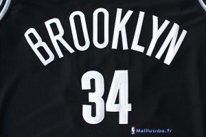 Maillot NBA Pas Cher Brooklyn Nets Paul Pierce 34 Noir