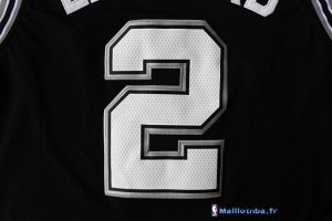 Maillot NBA Pas Cher San Antonio Spurs Kawhi Leonard 2 Noir