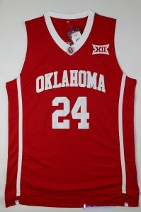 Maillot NCAA Pas Cher Oklahoma Buddy Hield 24 Rouge