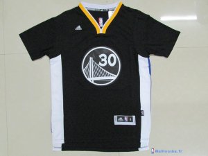 Maillot NBA Pas Cher Golden State Warriors Stephen Curry 30 Noir MC