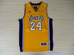 Maillot NBA Pas Cher Los Angeles Lakers Kobe Bryant 24 Jaune