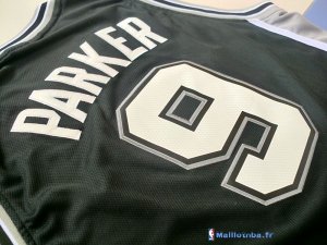 Maillot NBA Pas Cher San Antonio Spurs Tony Parker 9 Noir