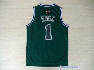 Maillot NBA Pas Cher Chicago Bulls Derrick Rose 1 Vert