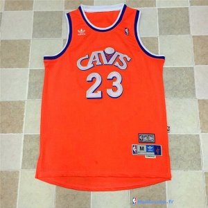 Maillot NBA Pas Cher Cleveland Cavaliers LeBron James 23 Orange