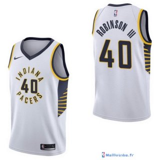 Maillot NBA Pas Cher Indiana Pacers Glenn Robinson 40 III Blanc Association 2017/18