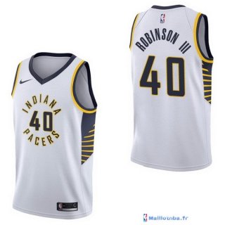 Maillot NBA Pas Cher Indiana Pacers Glenn Robinson 40 III Blanc Association 2017/18