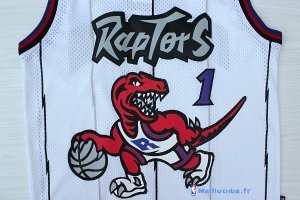 Maillot NBA Pas Cher Toronto Raptors Tracy McGrady 1 Retro Bleu