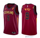 Maillot NBA Pas Cher Cleveland Cavaliers Dwyane Wade 9 Rouge 2017/18