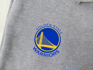 Survetement Pantalon NBA Pas Cher Golden State Warriors Gris