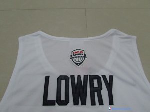 Maillot NBA Pas Cher USA 2016 Kyle Lowry 7 Blanc