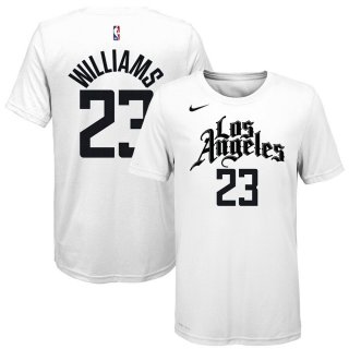 LA Clippers Lou Williams Nike White 2019/20 City Edition Name & Number T-Shirt