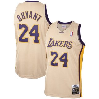 Los Angeles Lakers Kobe Bryant Mitchell & Ness Gold 2008-09 Hardwood Classics Authentic Player Jersey