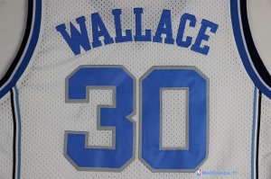 Maillot NCAA Pas Cher North Carolina Rasheed Wallace 30 Blanc