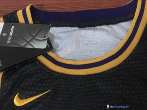 Maillot NBA Pas Cher Los Angeles Lakers Lonzo Ball 2 Nike Noir Ville 2017/18