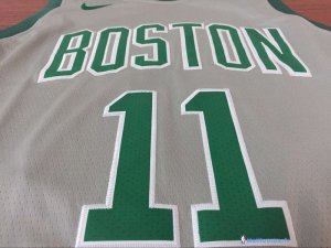 Maillot NBA Pas Cher Boston Celtics Kyrie Irving 11 Nike Gris Ville 2017/18
