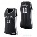 Maillot NBA Pas Cher San Antonio Spurs Femme Bryn Forbes 11 Noir Icon 2017/18