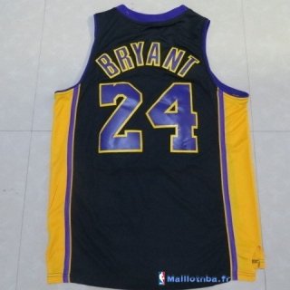 Maillot NBA Pas Cher Los Angeles Lakers Kobe Bryant 24 Noir Pourpre