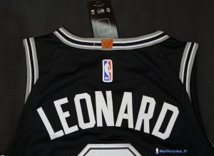 Maillot NBA Pas Cher San Antonio Spurs Kawhi Leonard 2 Negr Icon 2017/18