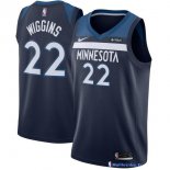 Maillot NBA Pas Cher Minnesota Timberwolves Andrew Wiggins 22 Marine 2017/18