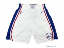 Pantalon NBA Pas Cher Philadelphia Sixers Nike Blanc