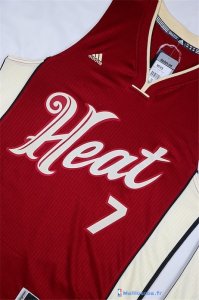 Maillot NBA Pas Cher Noël Miami Heat Dragic 7 Rouge