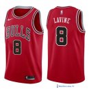 Maillot NBA Pas Cher Chicago Bulls Zach Lavine 8 Rouge Icon 2017/18