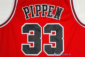 Maillot NBA Pas Cher Chicago Bulls Scottie Pippen 33 Retro Rouge