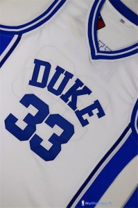 Maillot NCAA Pas Cher Duke Grant Hill 33 Blanc