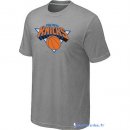 T-Shirt NBA Pas Cher New York Knicks Gris 01