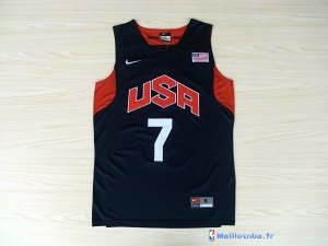 Maillot NBA Pas Cher USA 2012 Westbrook 7 Noir