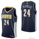 Maillot NBA Pas Cher Denver Nuggets Mason Plumlee 24 Marine Ville 2017/18