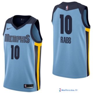 Maillot NBA Pas Cher Memphis Grizzlies Ivan Rabb 10 Bleu Statement 2017/18