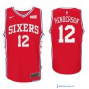 Maillot NBA Pas Cher Philadelphia Sixers T.J. McConnell 12 Rouge 2017/18