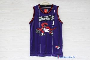 Maillot NBA Pas Cher Toronto Raptors Tracy McGrady 1 Retro Pourpre