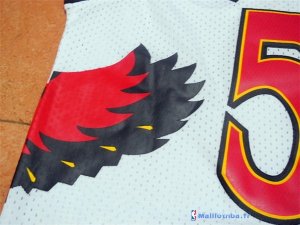 Maillot NBA Pas Cher Atlanta Hawks Dikembe Mutombo 55 Blanc