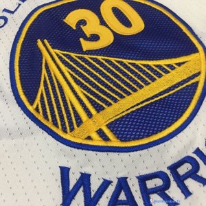 Maillot NBA Pas Cher Golden State Warriors Stephen Curry 30 Todo Blanc 2017/18