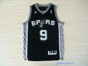 Maillot NBA Pas Cher San Antonio Spurs Tony Parker 9 Noir