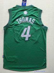 Maillot NBA Pas Cher Noël Boston Celtics Thomas 4 Vert